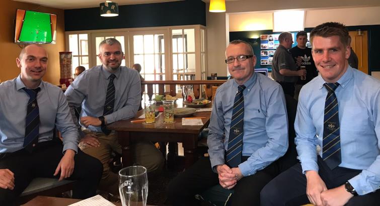 Tom Bevan, Craig Templeton, Angus Scourfield and Sion Jenkins